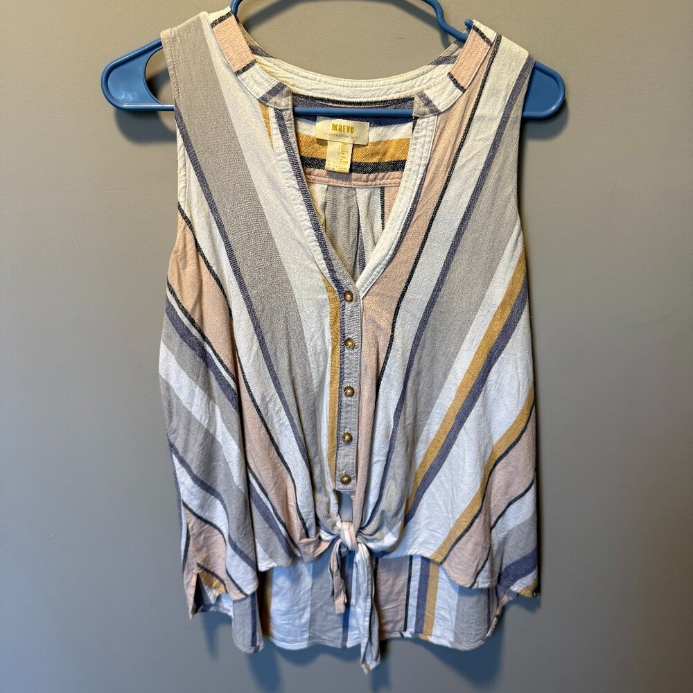 Maeve Anthropologie Top - Miami Buttondown Arriba - 8